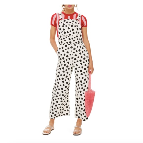 topshop glitter spot jumpsuit